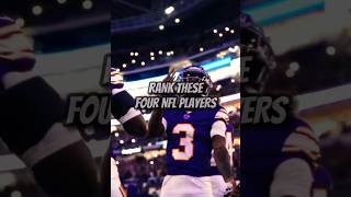 Ranks these four NFL Players nfl football sports [upl. by Freemon]