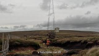 Peatland restoration using helicopters [upl. by Dewayne]