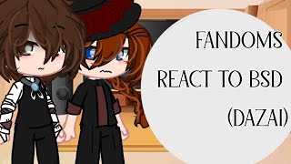 Fandoms react to Each others I Bsd I Yeosm I Fnaf I Part 15 [upl. by Tye]