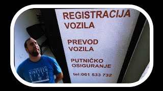 Idemo Registrovati Vozilo  postupak registracije [upl. by Ottavia28]