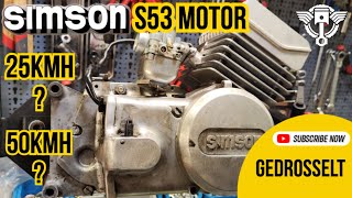 Simson Suhl S53 Motorinstandsetzung Verschleiß erkennen  S51S70KR512SR50SR80S53 Tutorial [upl. by Leibrag285]