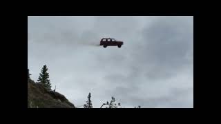 Car drives off cliff meme then explodes and this is abnormal [upl. by Horter20]