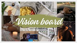 Create vision board on new year 2024🎉viral happynewyear visionboard tutorialselfcare selfhelp [upl. by Dicky322]