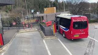 Borders Buses X62 Galashiels  Edinburgh ⤴️ Route Diverted 11902 [upl. by Lashar248]