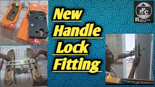 New Blowing New Handle lock fitting YouTube RYC Handle lock lagana ka idea Lock fitting [upl. by Sudbury934]