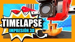 👉APRENDE OCTOLAPSE👈  Tutorial TIMELAPSE Impresora 3D con OctoPrint Parte 1 [upl. by Elmira]