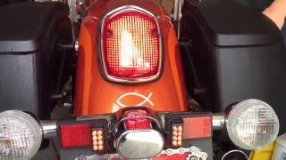 How to hook up a GS100A brake light strobe to a Honda Shad [upl. by Yetty204]