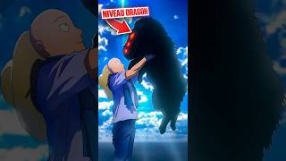 Saitama adopte 2 monstres de niveau Dragon 🐉 anime onepunchman [upl. by Johiah]