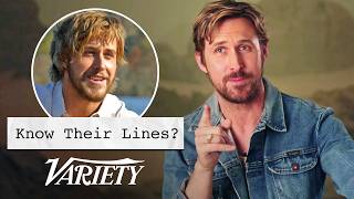 Does Ryan Gosling Know Lines From His Most Famous Movies [upl. by Weaks968]