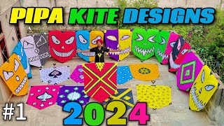 BRAZILIAN FIGHTER KITES 🪁 DESIGN 1  PIPA KITE DESIGNS IN AMRITSAR 😍 lakhanambarsariya 2024 [upl. by Nitaf]