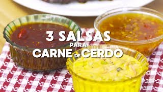 Si no sabés con qué comer el cerdo acá tenés quot3 salsas para carne de cerdoquot [upl. by Drawyah931]