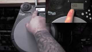 Stagg EBT10 Electric Practice Pad  Full walkthrough [upl. by Farnsworth]