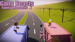 The FUNNIEST Gang Beasts Video of 2024 Flying Crane Sharks amp Dropkicks [upl. by Yer]