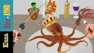 Kluna Tik Incredible Octopus  Kluna Tik Style Dinner 41  ASMR eating sounds no talk [upl. by Ehtyaf]