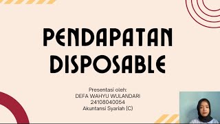 Materi Pendapatan Disposable [upl. by Nabetse]