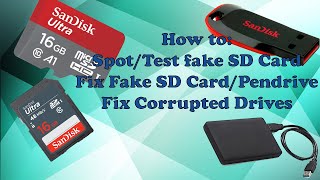 Identify fake SD Card  Fix CorruptedFake SD Card [upl. by Renault]