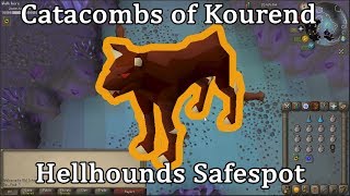 OSRS Hellhounds Safespot Catacombs of Kourend [upl. by Eceertal]