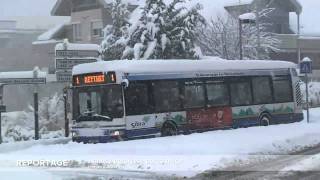 Annecy paralysée par la neige [upl. by Enidlareg649]