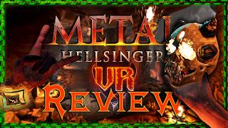 Metal Hellsinger VR  Its basically DOOM X BEATSABERReview☢️ [upl. by Eellah]