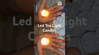 Led मोमबत्ती  Led Tea candle  Flameless amp Smokeless LED Tea Candle Lights  Electric Candle [upl. by Huxham790]