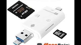 MassData iUsbdrive Best iphone flash drive reader  sold in Amazon for 20 [upl. by Hiltan]