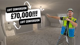 £70000 LOFT CONVERSION UK  STUNNING [upl. by Akcemat793]