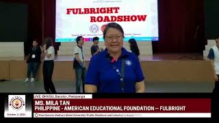 OIPP Sets Fulbright Roadshow in DHVSU [upl. by Naened]