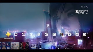 Mirrors Edge Catalyst PS4 PreOrder Theme [upl. by Raama]