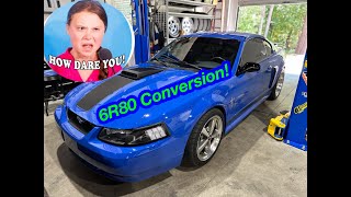 6R80 conversion in the 2003 Mach1  What is happening here [upl. by Monteith]