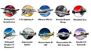 EVERY Iconic Military Aircraft in History EXPLAINED in 13 Minutes [upl. by Denver854]