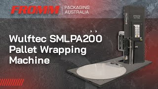 Wulftec SMLPA200 Pallet Wrapping Machine in Action [upl. by Nailluj78]