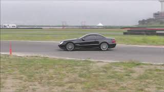 Mercedes Benz SL500 R230 Race track [upl. by Elvia]