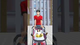 Mia baby fall sakura🤣 sakuraschoolsimulator shortvideos viralvideos sakurachannel sakura [upl. by Lyrahc]