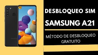 Desbloquear Samsung Galaxy A21  Liberar Samsung A21 [upl. by Beckie]