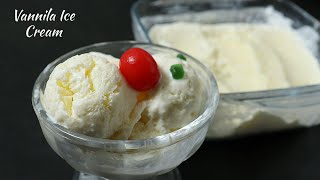 கடையில் கிடைக்கும் அதே சுவையில் வெண்ணிலா ஐஸ் கிரீம்  vannila ice cream  ice cream recipe in tamil [upl. by Wiedmann177]