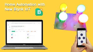 Smart Home Automation with Blynk 20 IoT App and Web Dashboard Latest method with ESP8266 and ESP32 [upl. by Quartus]