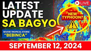 Latest Update Sa Bagyo September 12 2024  Low Pressure Area in the Philippines Today Update [upl. by Nnayd]