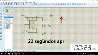 Circuito Integrado 555 Configuración Astable con Proteus  PARTE 2 [upl. by Wainwright]