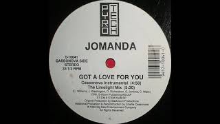 Jomanda  Got A Love For You Cassanova Instrumental 1992 [upl. by Devad90]