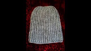 Crochet Bonnet Facile FemmeHomme mesures en cm [upl. by Erdah]