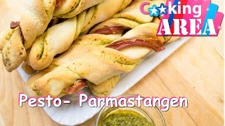 PESTO PARMASTANGEN  Schnell amp Einfach Selber Machen  Koch Rezepte amp Tipps 2016 [upl. by Tesler477]