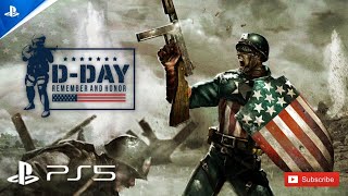 DDay Omaha Beach 1944 PS5  Realistic Ultra Graphics Gameplay [upl. by Assili]