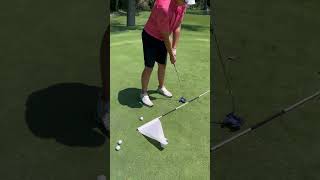 Simple but effective putting drill for short putts golfdrills golfswing pga agb livtour [upl. by Akerehs]