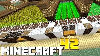 Minecraft O Aventureiro  42 PLANTAÃ‡ÃƒO SEMI AUTOMÃTICA [upl. by Jerrylee]