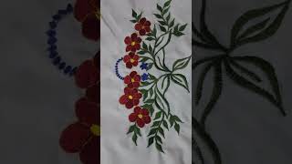 Pillow cover takiya design embroidery design shortvideo [upl. by Rosalynd121]