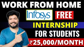 Infosys Hiring  Infosys Instep Internship  Free Internships for College Students  Remote Work [upl. by Aicilak]