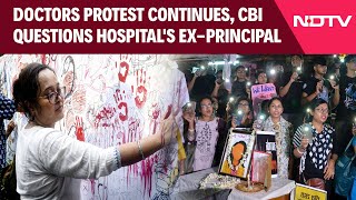 Kolkata Doctor Case  Doctors Protest Continues CBI Questions Hospitals ExPrincipal For 4th Day [upl. by Bondy]