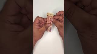 Money Boat Kaise Banate Hain  How to Make Money Origami Boat [upl. by Kciredes]