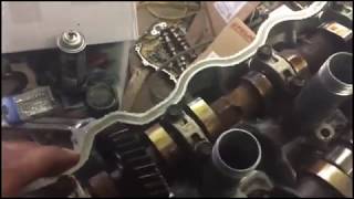 toyota 22 camshafts TIMING SETUP [upl. by Leidba]