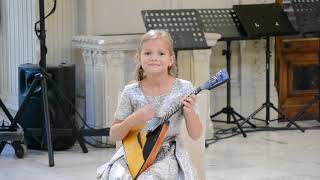 Anastasiia Tiurina 8 years old balalaika  AArkhipovskiy “Vanya” [upl. by Gibbons]